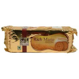 Bisk Farm Biscuits - Rich Marie, Light Crunchy, Teatime Snack, 300 g 